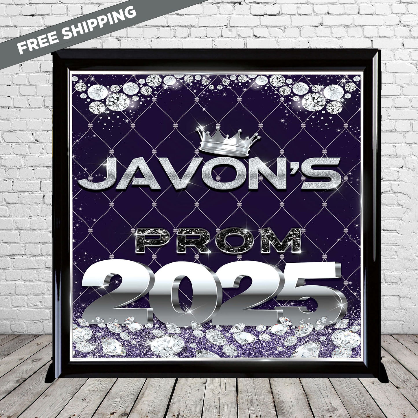 Photo Prom Step and repeat, Prom Send Off, Photo Backdrop, Photo Prom Backdrop