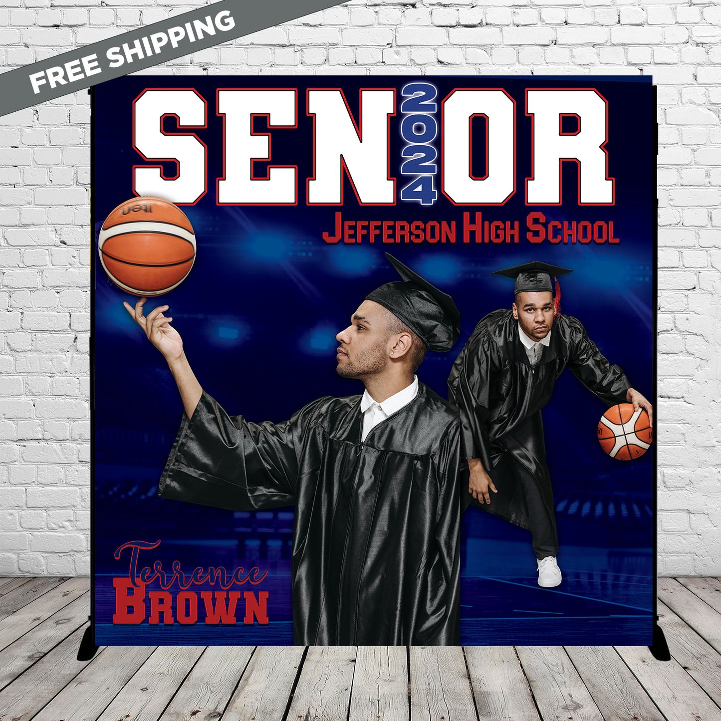 Class of 2024 Backdrop, Graduation backdrop, Graduation Step and Repeat