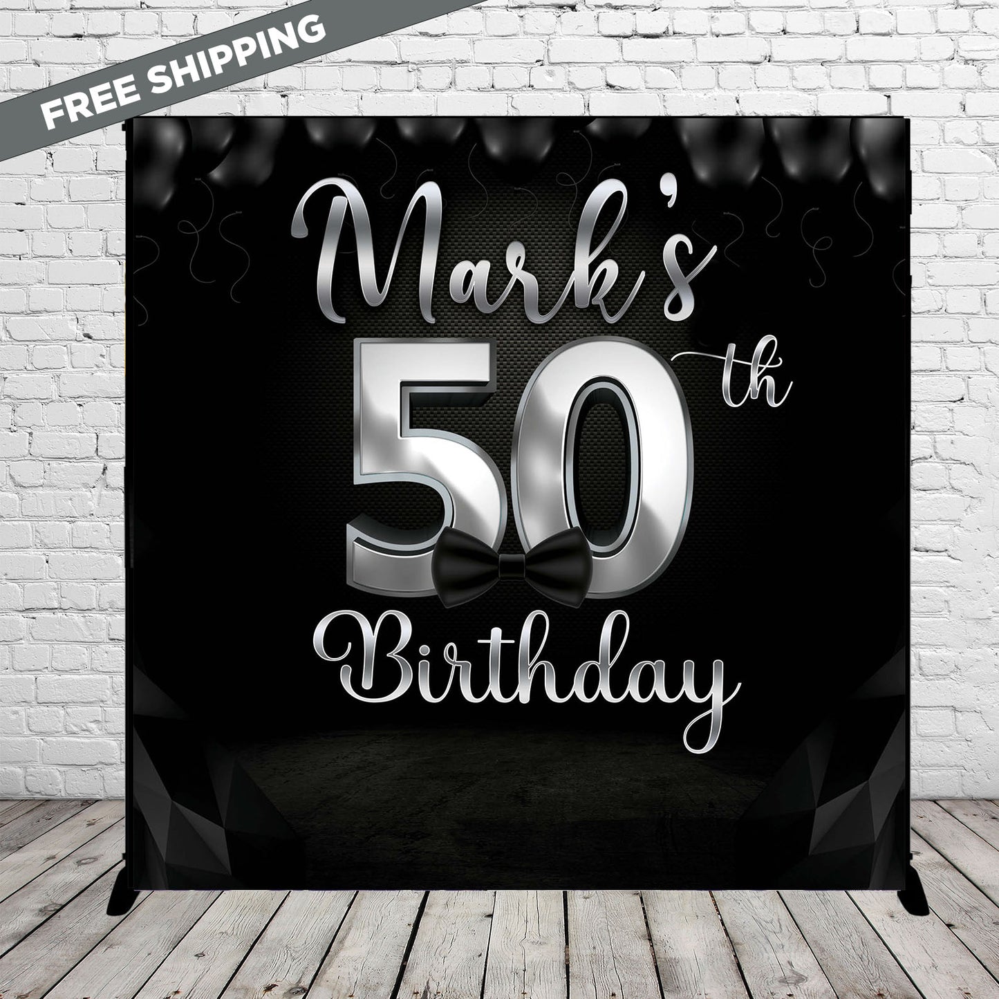 Birthday Step and Repeat, 50th Birthday Backdrop, Birthday Step and Repeat, 50th Backdrop