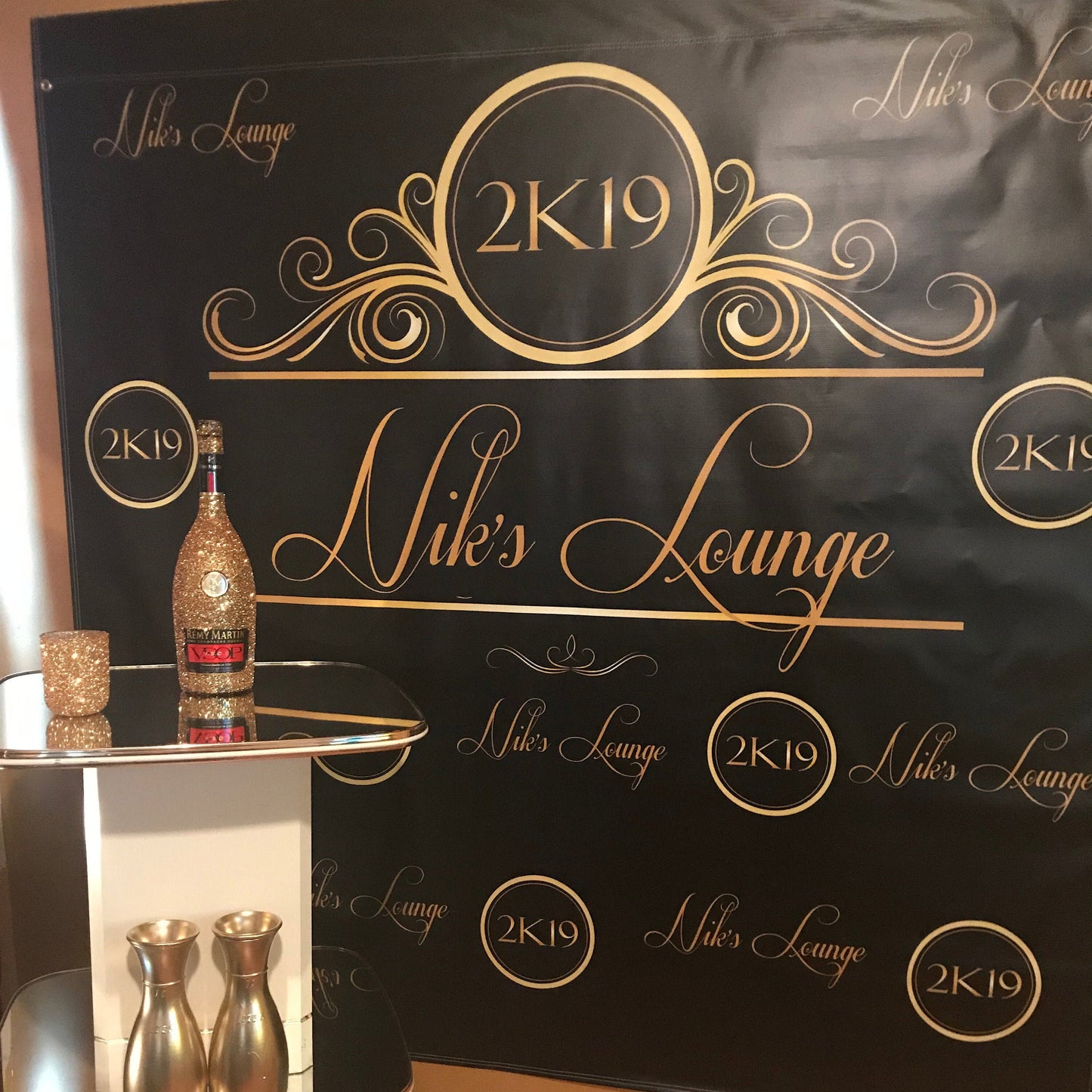 Prom backdrop, Prom step and repeat, Prom banner, Black and gold prom banner, custom backdrop, photo backdrop, custom banner, photo booth