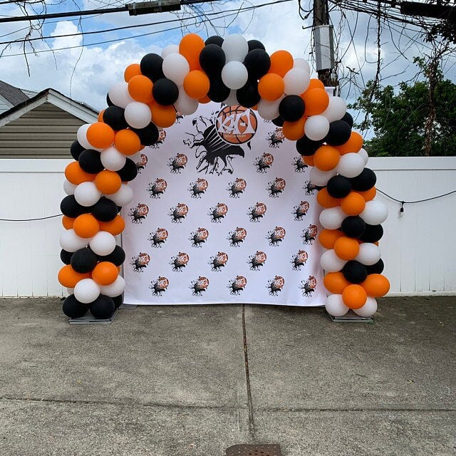 Custom Logo backdrop, Custom Logo step and repeat backdrop, logo Banner,Step Repeat Business Event Backdrop, gold and black step and repeat