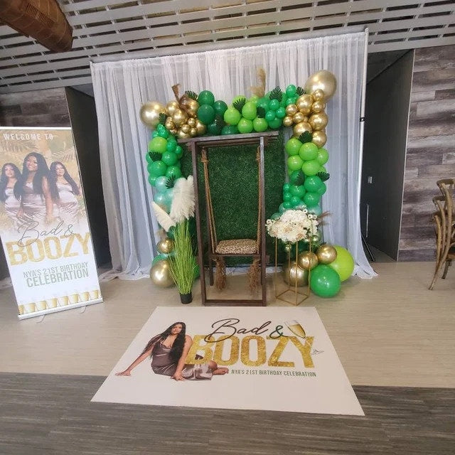 Floor Decal sticker, Removable sticker, Removable vinyl sticker, Floor Sticker, Birthday backdrop, Birthday step and Repeat, Photo backdrop