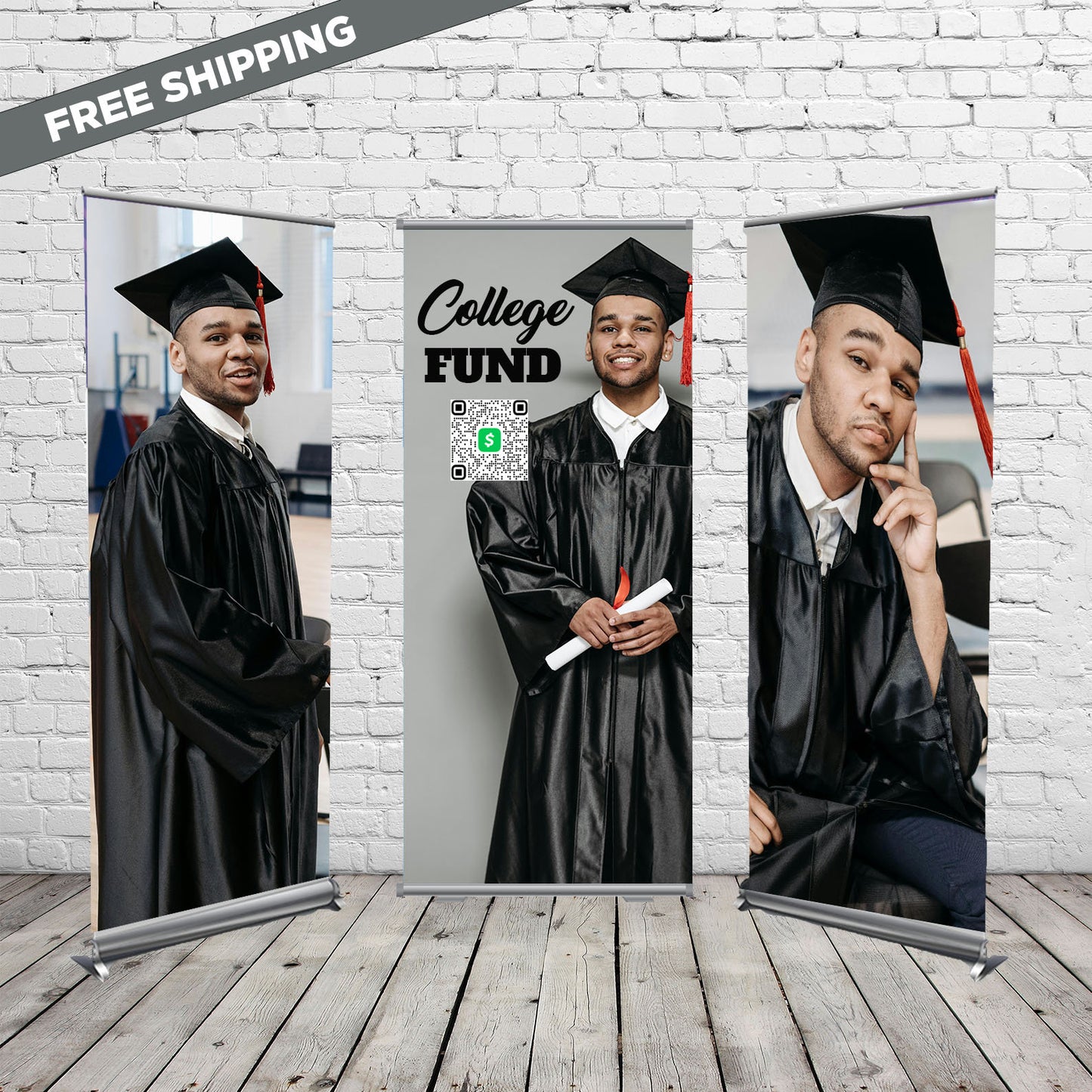 Graduation welcome sign, Pop Up banner,3 Retractable Banner, Graduation banner,Grad backdrop,Graduation Step and Repeat, Retractable banner