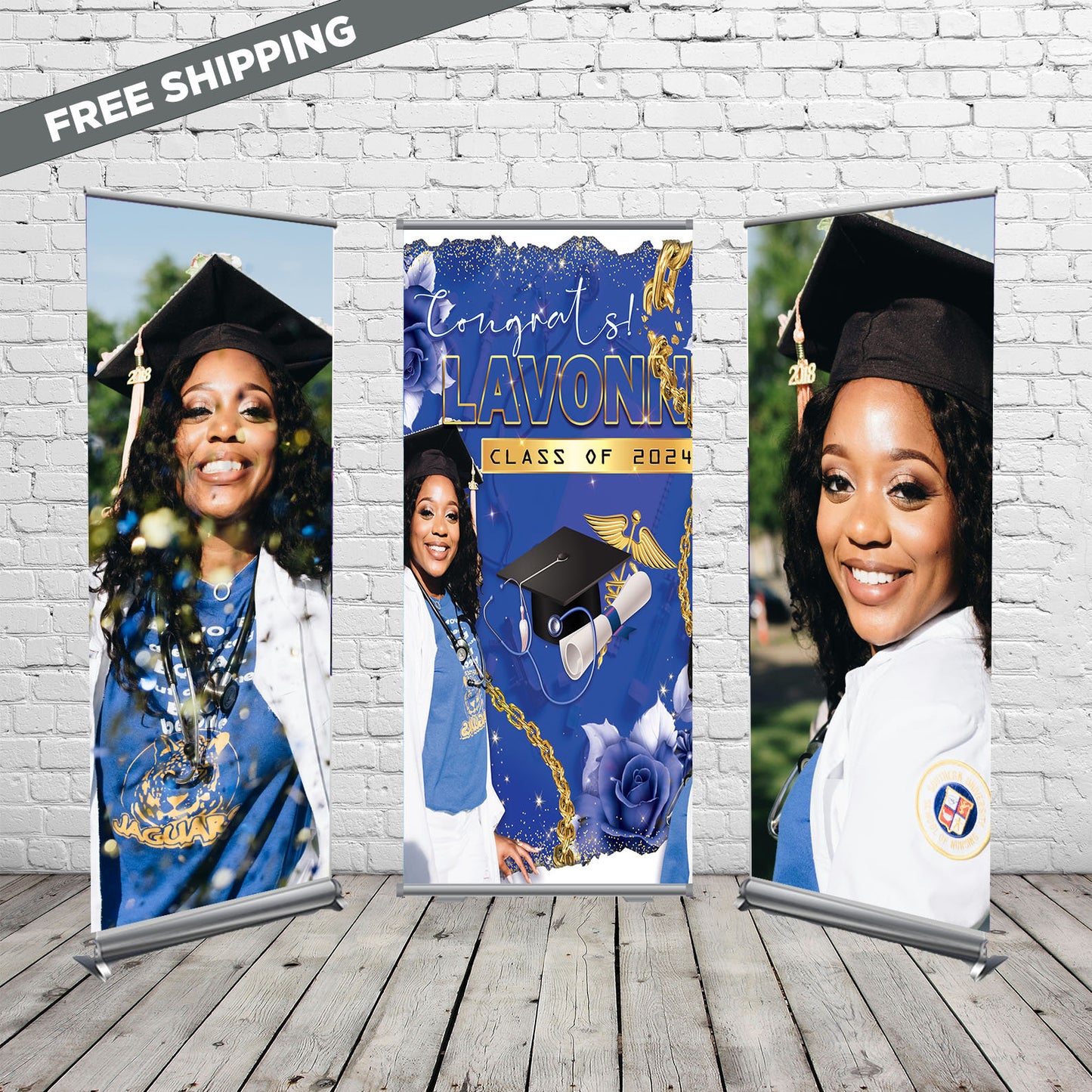 Graduation banner,Graduation backdrop, Custom Roll Up Banner Stand, Retractable banner,Custom retractable,Pop Up banner,3 Retractable Banner