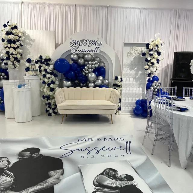 Prom Backdrop Bundle, Prom send off, Prom Backdrop and Decal,Prom Step and Repeat, black rose gold backdrop, Graduation step repeat, bundle