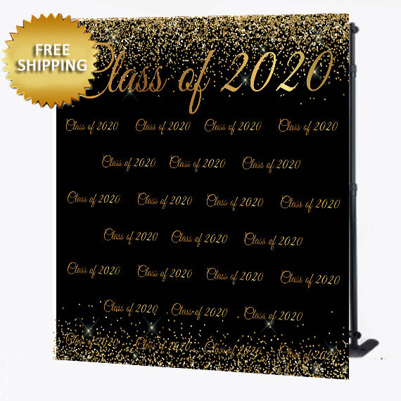 Graduation Custom Step and Repeat Backdrop
