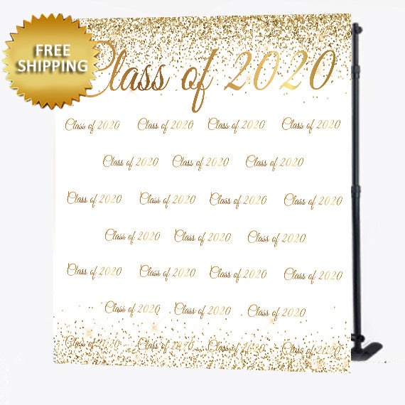 Graduation Custom Step and Repeat Backdrop