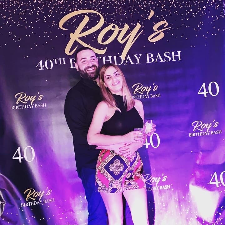 40th-Birthday-Pink-and-Black-Custom-Step-and-Repeat-Backdrop