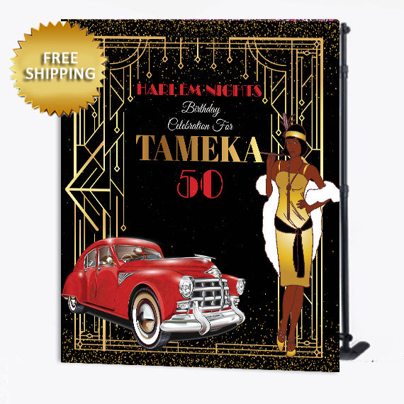 Harlem-Nights-50th-Birthday-Custom-step-and-repeat-backdrop