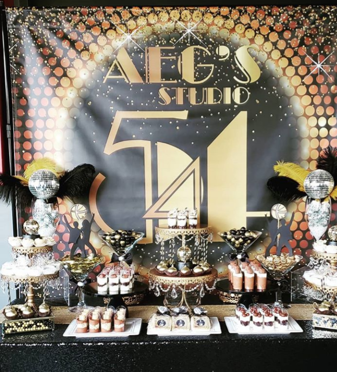 Studio 54 Backdrop Hollywood Custom Step and Repeat Backdrop