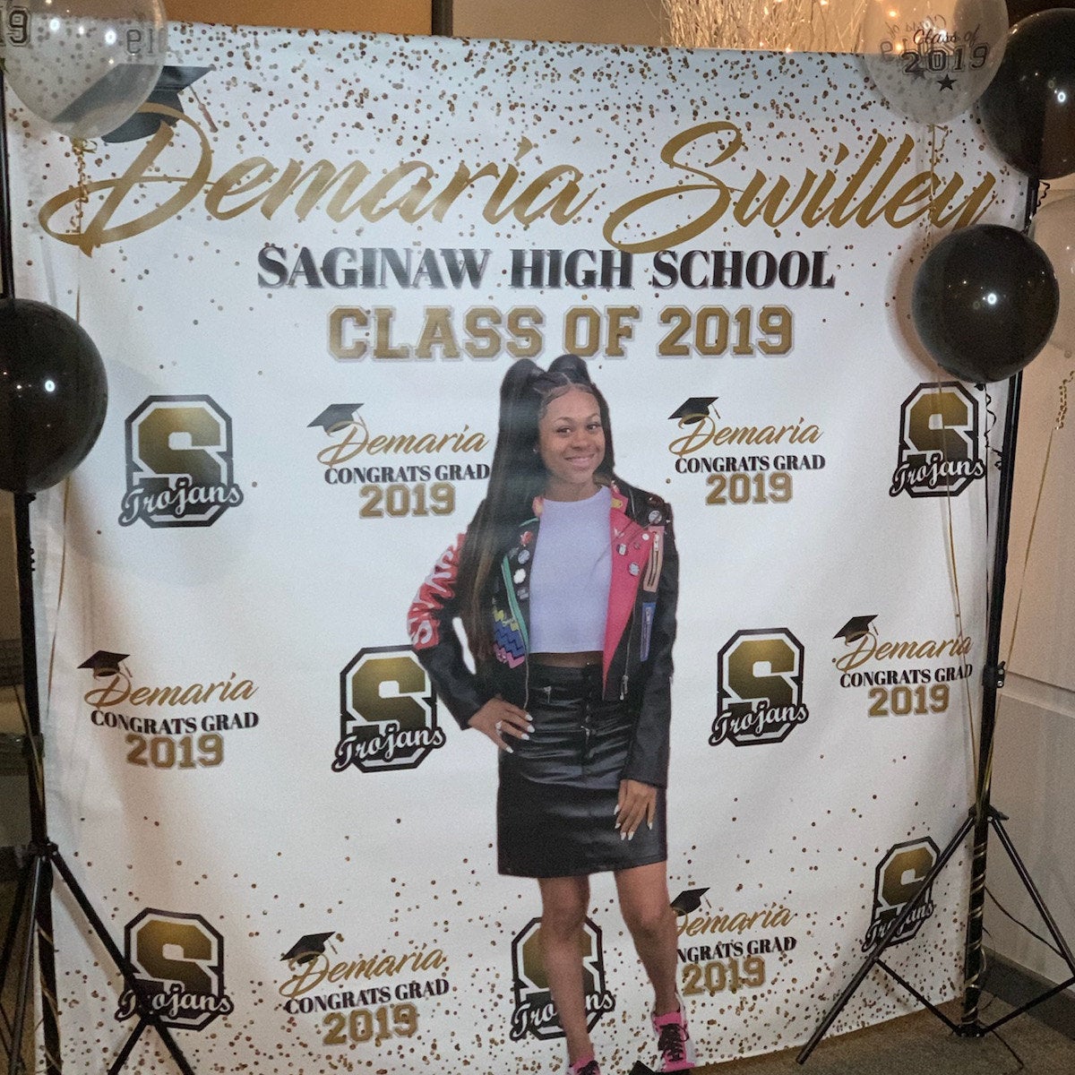 High School Graduation Class of 2020 Step and repeat backdrop