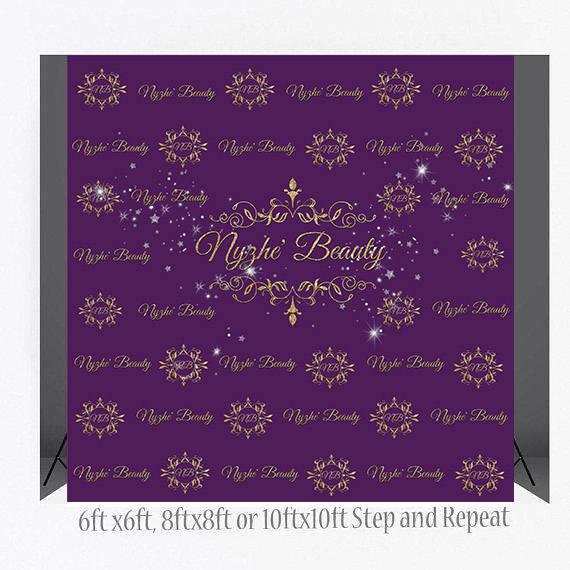 Custom 8x8 FEET Photo Booth backdrop, Step and Repeat, Photo Props, Printable Back drop, Wedding Custom Step and Repeat, Birthday Backdrop