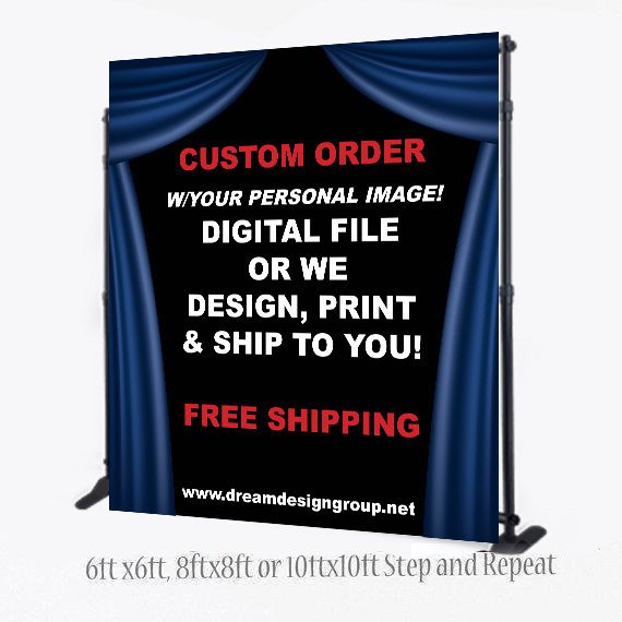 Custom Step and Repeat with photo, Custom Backdrop, Quinceanera Step and Repeat,Sweet 16 Backdrop, Photo Props, 30th Birthday, 21st backdrop