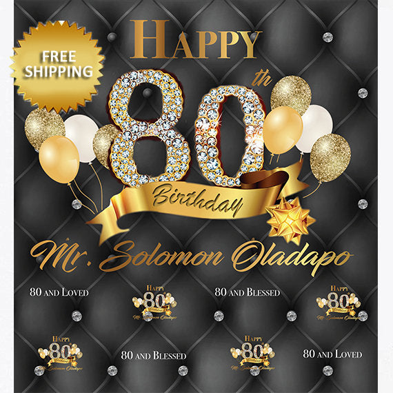 50th Birthday Step and Repeat, Photo Props, Tufted Backdrop, Birthday Backdrop, Photo Booth Step and Repeat Backdrop, 80th Birthday backdrop