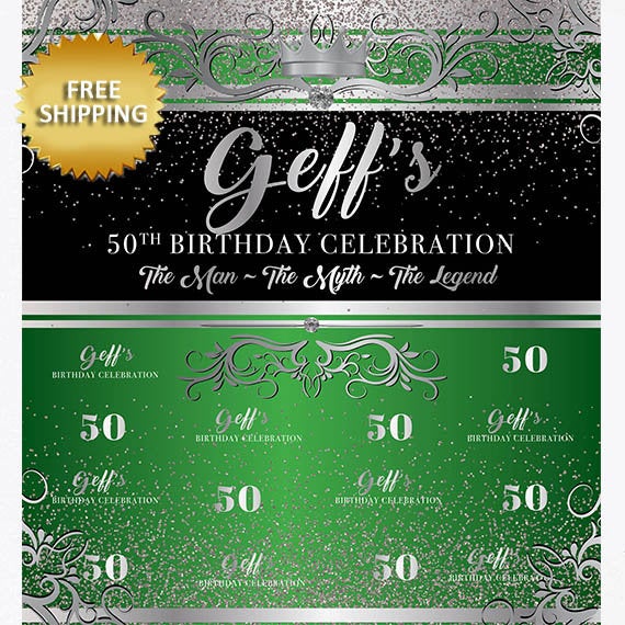 Royalty step and repeat, 50th Birthday backdrop, 40th step and repeat, Photo booth,Step and repeat backdrop, 30th Birthday Backdrop