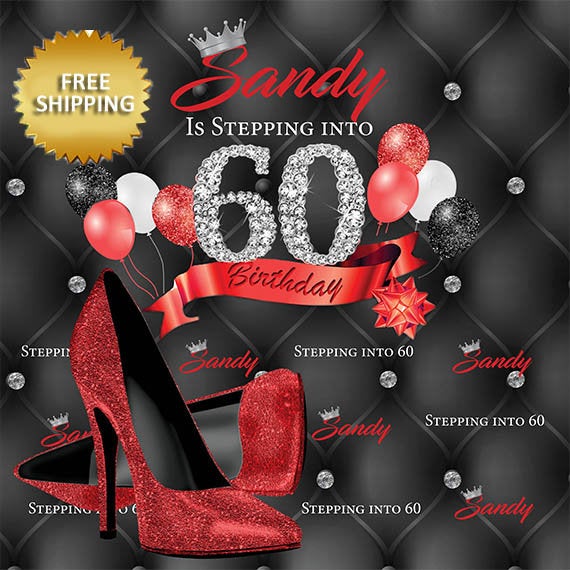 Red backdrop, 50th Birthday Step and Repeat, Tufted, 40th Birthday Backdrop, Heels Step and Repeat Backdrop, silver heels, backdrop custom