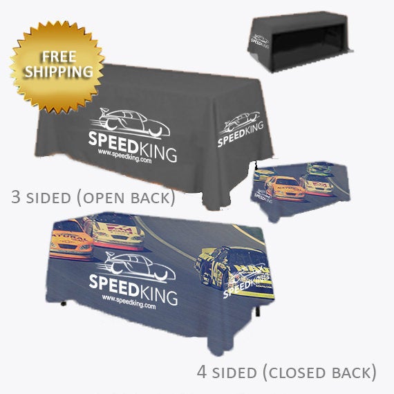 Table Runner, Custom Expo Table cloth, Custom table cloth, Event table runner, Trade show table runner, Full color custom table cloth,