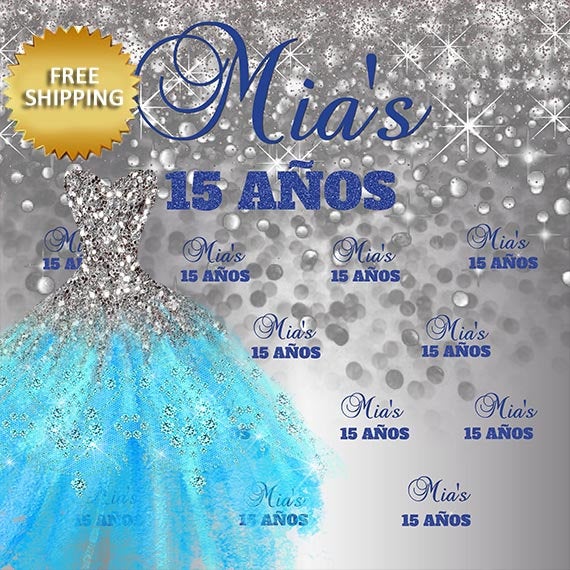 Mis Anos backdrop, Mis Quince, Sweet 16 Step and repeat backdrop Step and repeat backdrop custom, Quincenera backdrop, Sweet 16 Birthday