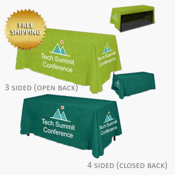 Business table cloth for expos, Logo Table Cloth, event table cloths, Trade show custom table cloths, Step and repeat backdrop, tablecloth