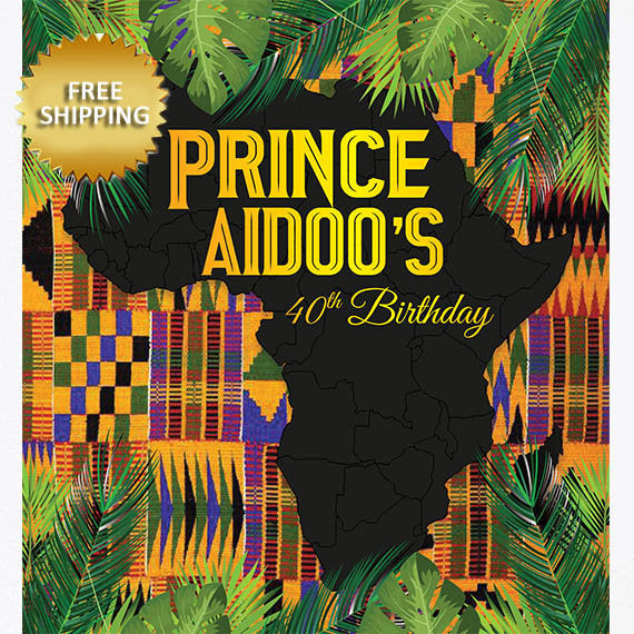 Africa Backdrop, Royalty Step and Repeat, Royalty backdrop, Prince Step and Repeat, Africa Step and Repeat, Backdrop, Africa canvas print