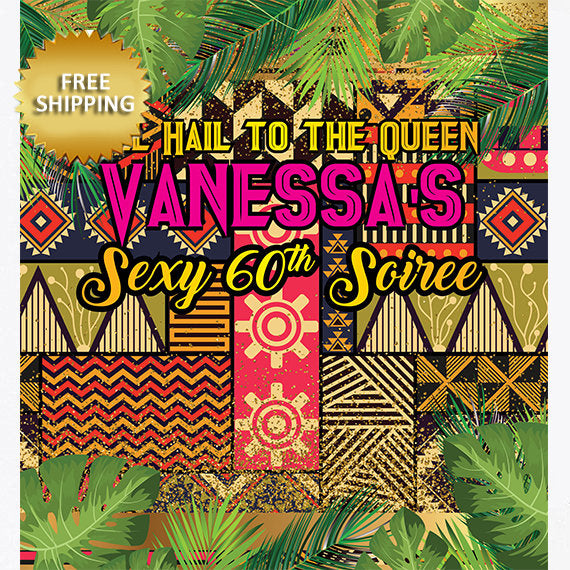 Africa Backdrop, Tribal Step and Repeat, Royalty backdrop,Queen Step and Repeat,Africa Step and Repeat, Ethnic Backdrop, Tribal canvas print