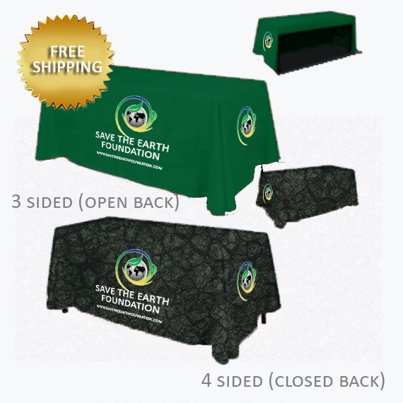Trade show table cloths, custom table throw logo, Table cloth business, Custom Table Cloth logo, Trade show expos,Table decor, table cloth