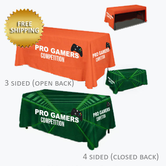 Custom table cover, Business table cloth for expos, Table Runner, table runner, table linens, custom length cover, School table cloth,