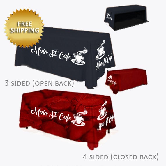 Custom Expo Table cloth, Custom table cloth, Runner for table, Trade show table runner custom logo, Custom Table Cover, table cover cloth