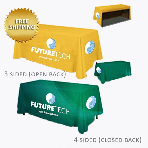 Table Runner, Custom Expo Table cloth, Custom table cloth, Event table runner, Trade show table runner, Full color custom table cloth,