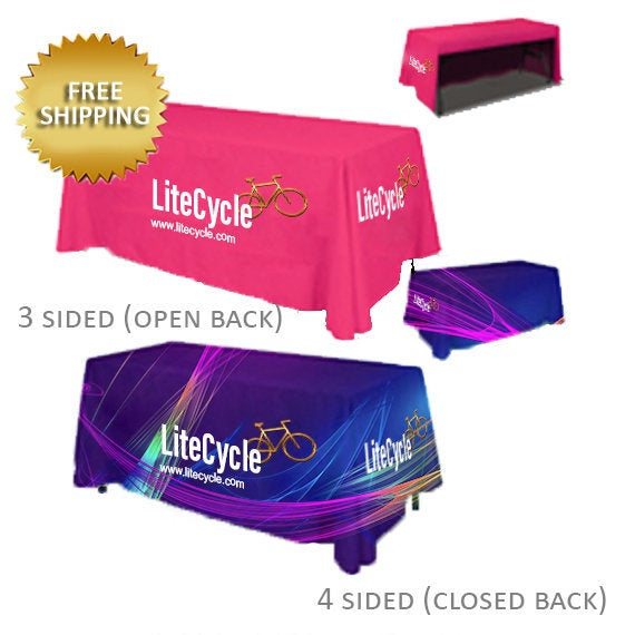 Business table cloth for expos, Company Logo Table Cloth,Step and repeat backdrop, Custom Table Runner Logo, Trade show Vendor custom logo