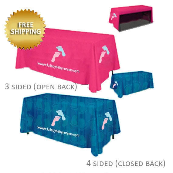 Custom Table Cloth, business table cloth, Trade show table cloths, Retractable banner, Table cloth logo, custom table runner