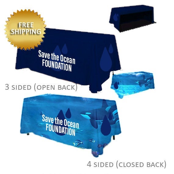 Business table cloth, Custom Table Cloth, Trade show table cloths, Retractable banner, Table cloth logo, custom table runner, School table