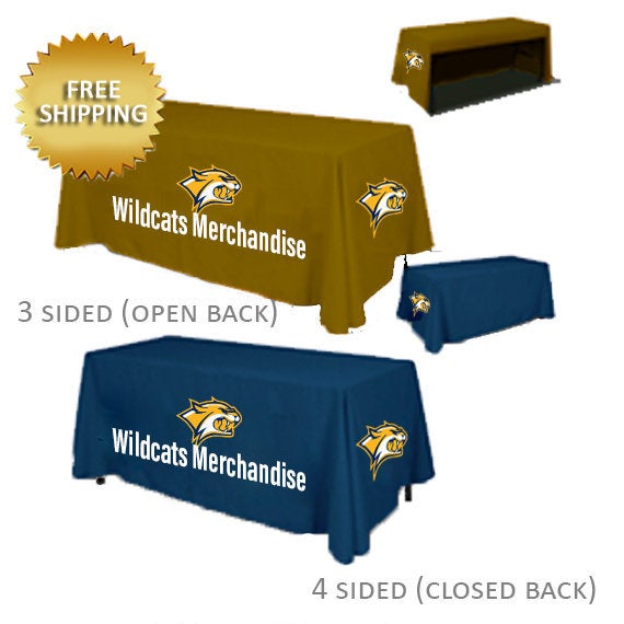 School table cloth, Custom Table Cloth, Trade show table cloths, Business table cloth, Table cloth logo, custom table runner, School table