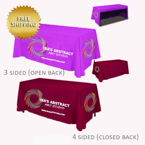 Custom Table Cloth,Trade show table cloths, custom table throw, Business table cloth, Trade show expos,Table Runner, Trade show table