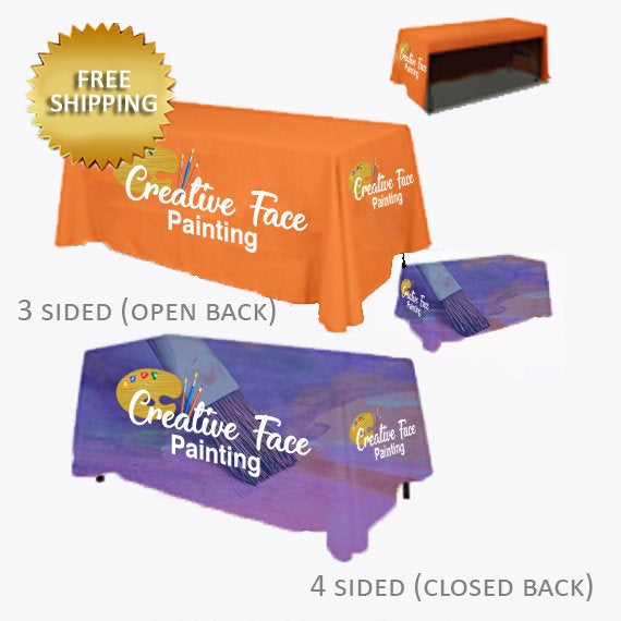 Custom Table Cloth,Trade show table cloths, custom table throw, Business table cloth, Trade show expos,Table decor, table cloth cover