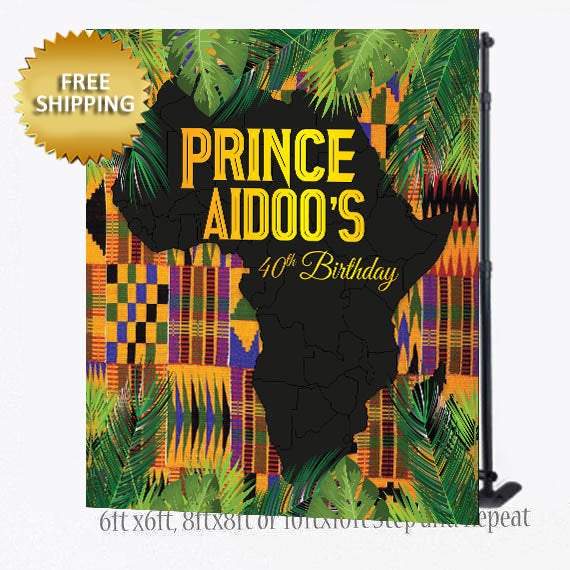 Africa Backdrop, Royalty Step and Repeat, Royalty backdrop, Prince Step and Repeat, Africa Step and Repeat, Backdrop, Africa canvas print