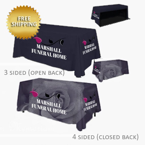 Long table runner, Trade show table cloths, custom table throw logo, Table cloth business, Trade show expos, Long table cloth, table runner