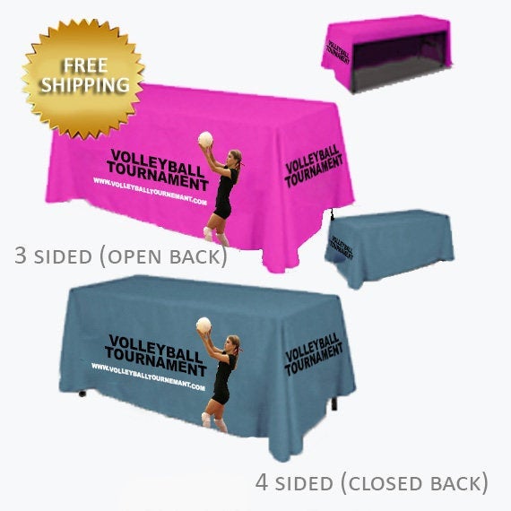 Custom table cloth, table throw, Trade show table cloths, custom business table cloth logo, trade show table, event table runner