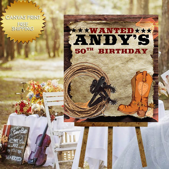 Baby Shower Canvas sign, Western canvas sign, Cowboy canvas sign, Baby shower welcome, Bridal Shower Canvas Sign, 1st birthday canvas sign
