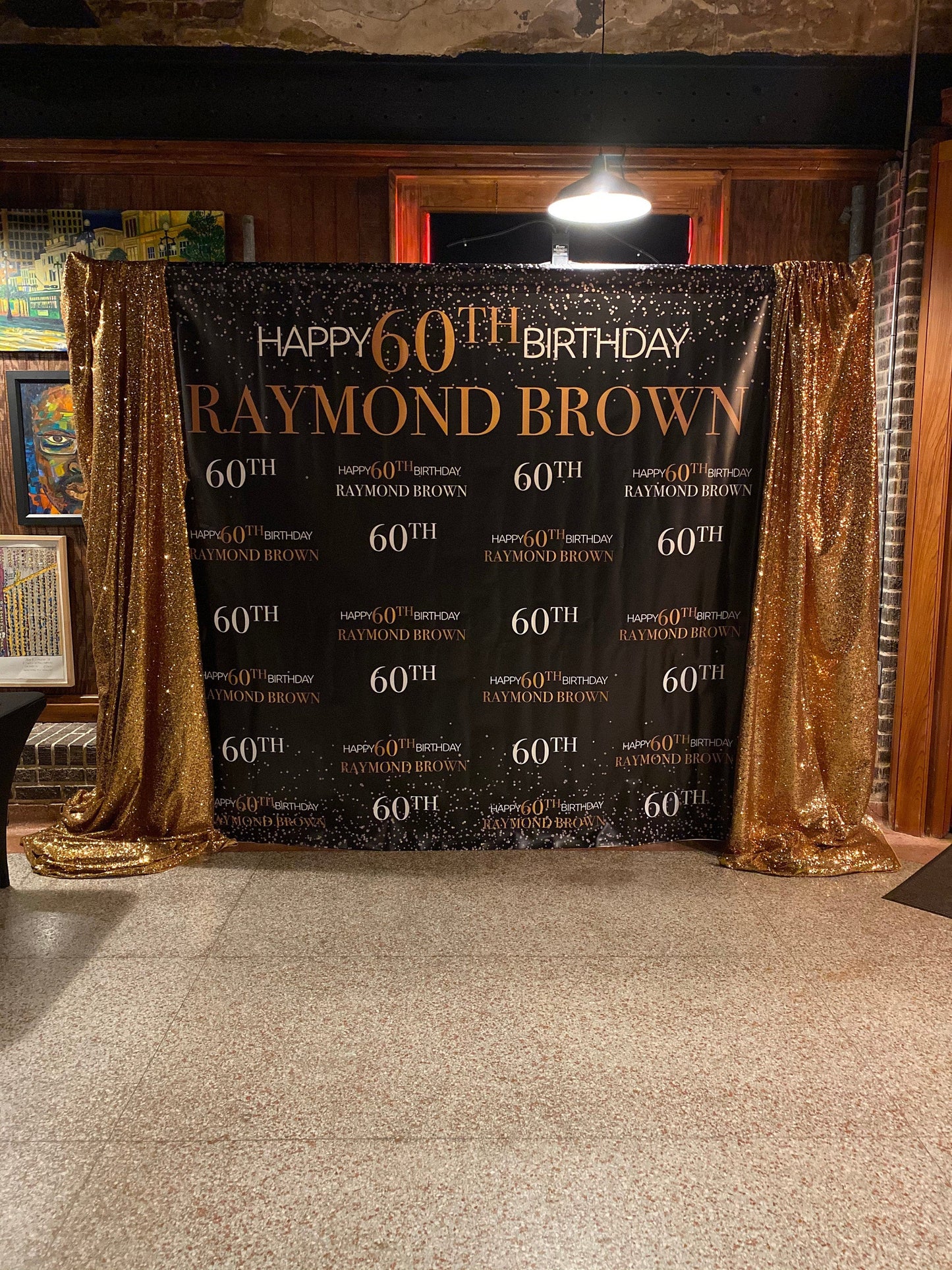 50th Birthday Step and Repeat, Black and gold backdrop, Black and Gold Step and Repeat, Birthday Backdrop, Photo Props, 40 Birthday step and