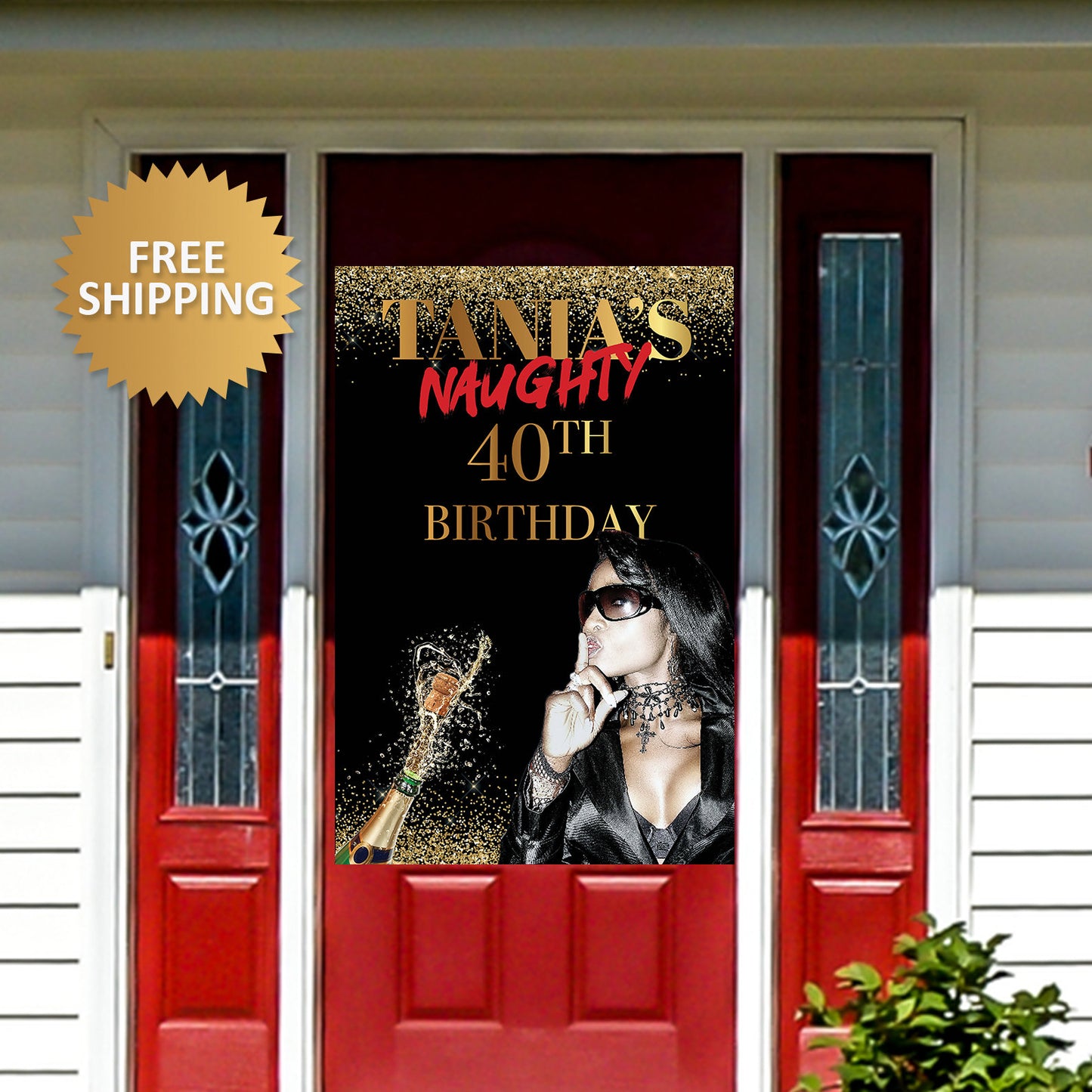 Birthday Door Banner, Birthday Yard Sign, Birthday Quarantine Sign, Birthday banner, Birthday Lawn Sign, Birthday Yard Sign, Birthday sign