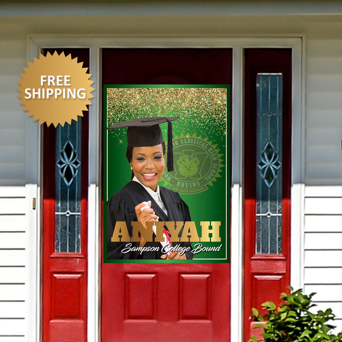 Class of 2020 Grad Photo Yard Banner, Graduation Door Banner, Class of 2020 Door Banner, Graduation banner, Grad Photo Door Sign, Yard sign