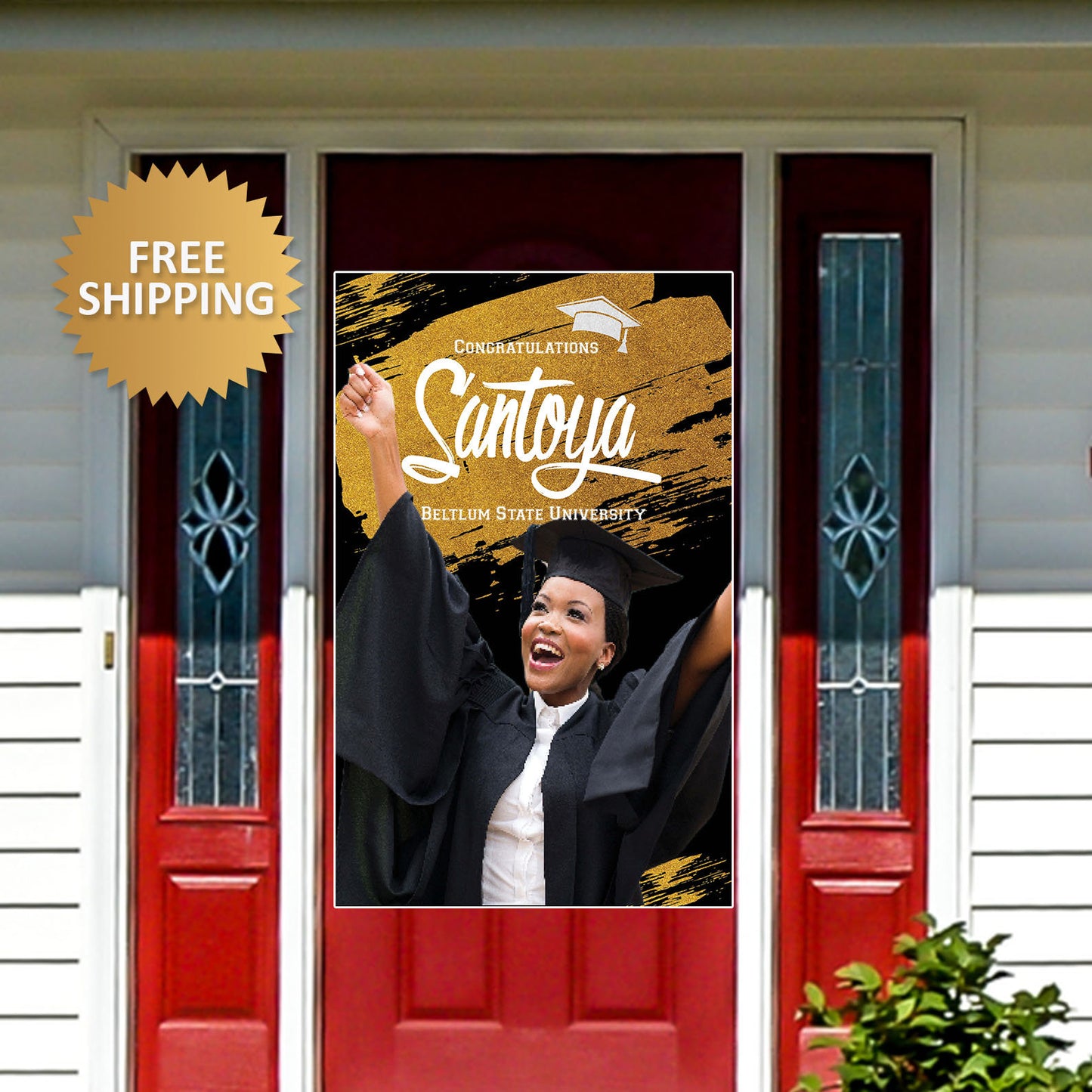 Class of 2020 Grad Door Banner, Graduation Photo Door Banner, Class of 2020 Door Banner,Grad Photo Yard Banner, Graduation banner,