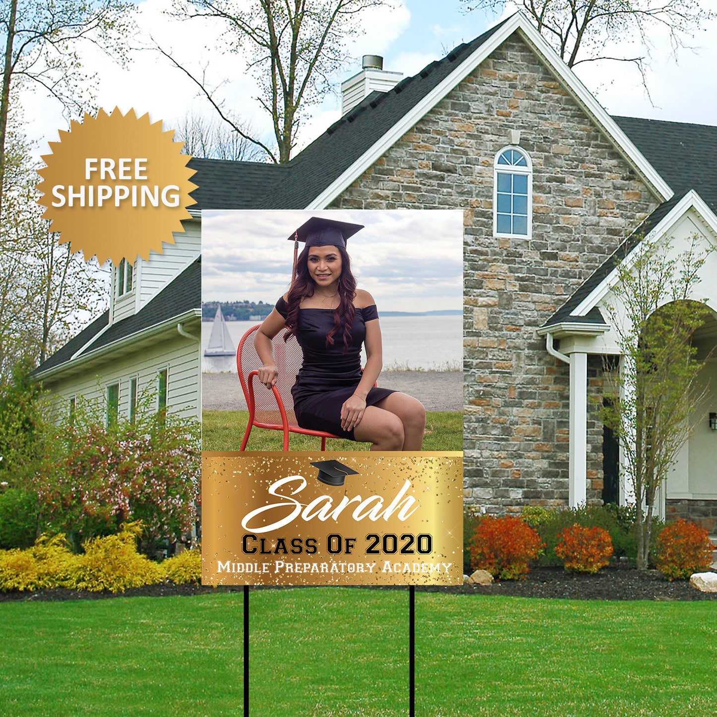 Grad Yard Sign, Graduation Photo Yard sign, Honk For Our Grad Yard Sign, Foam Board Sign, Honk for our Grad Sign, Graduation board sign