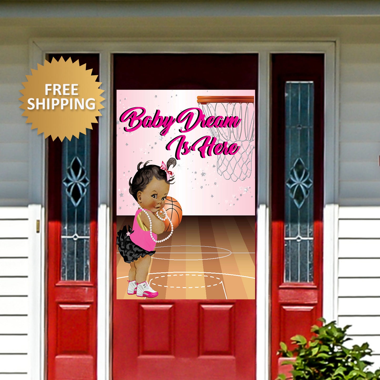Baby Shower Door banner, Baby Shower banner, Quarantine Sign, Birthday Door banner,Quarantine door banner, A Little princess door banner