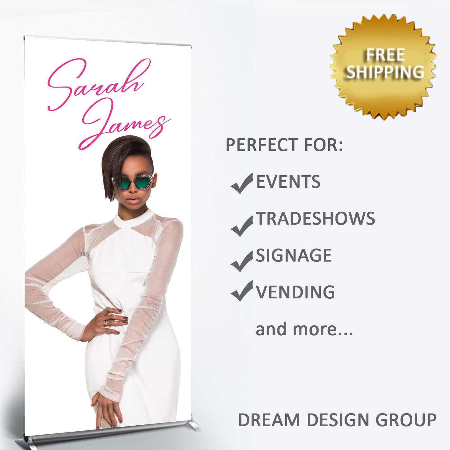 Pop up Shop retractable banner