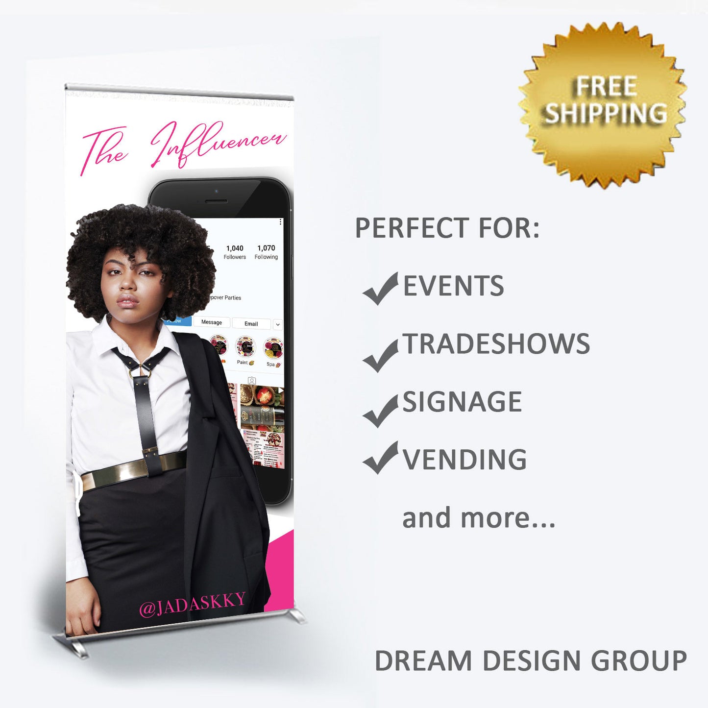 Retractable banner, Retractable banner stand, Social Media, Pop Up Shop, Pop Up banner, Social media banner, Business retractable banner