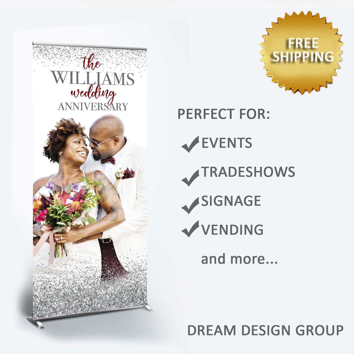 Wedding Welcome Retractable banner