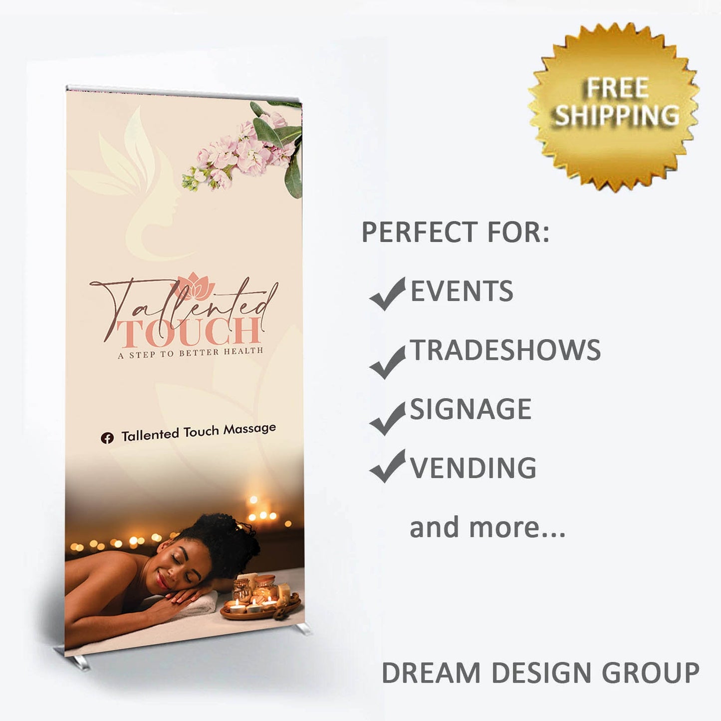 Pop up shop banner, Pop up retractable banner, Custom Roll Up Banner Stand, Trade show banner, Retractable banner, Spa banner, Business sign