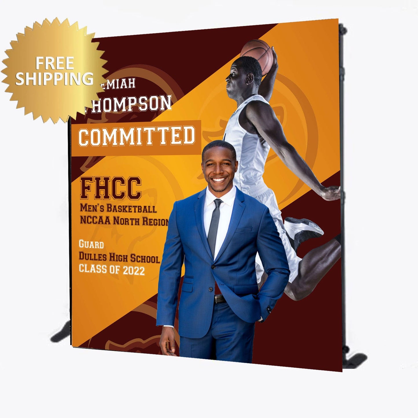 Graduation backdrop, Graduation step and repeat, class of 2022, prom backdrop, prom step and repeat, congrats grad backdrop, committed